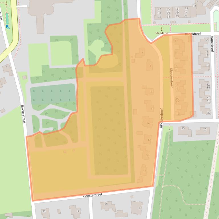 Kaart van postcodegebied 4635AC.