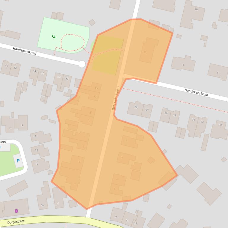 Kaart van postcodegebied 4635BK.