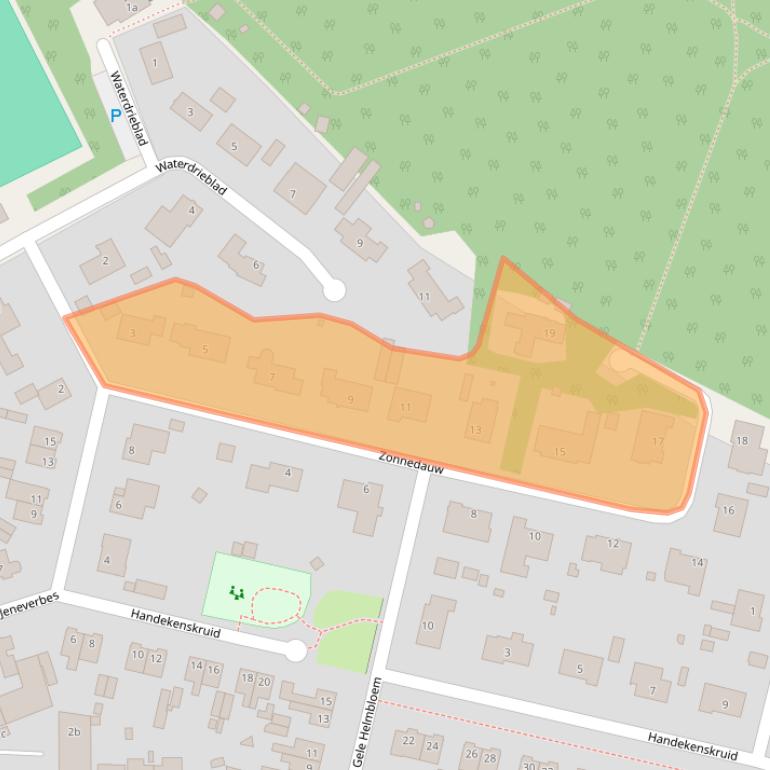 Kaart van postcodegebied 4635BL.
