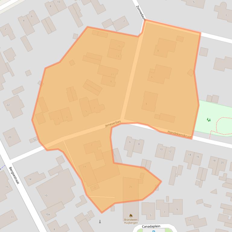 Kaart van postcodegebied 4635BN.