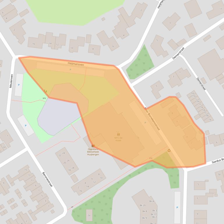 Kaart van postcodegebied 4635BW.