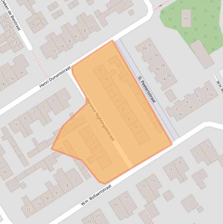 Kaart van postcodegebied 4635CC.