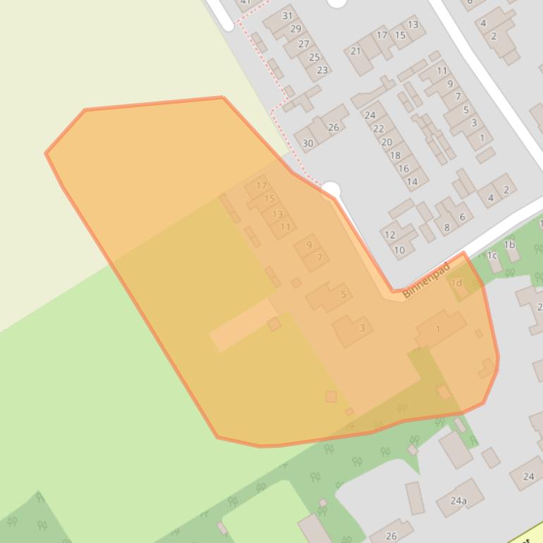 Kaart van postcodegebied 4635CH.