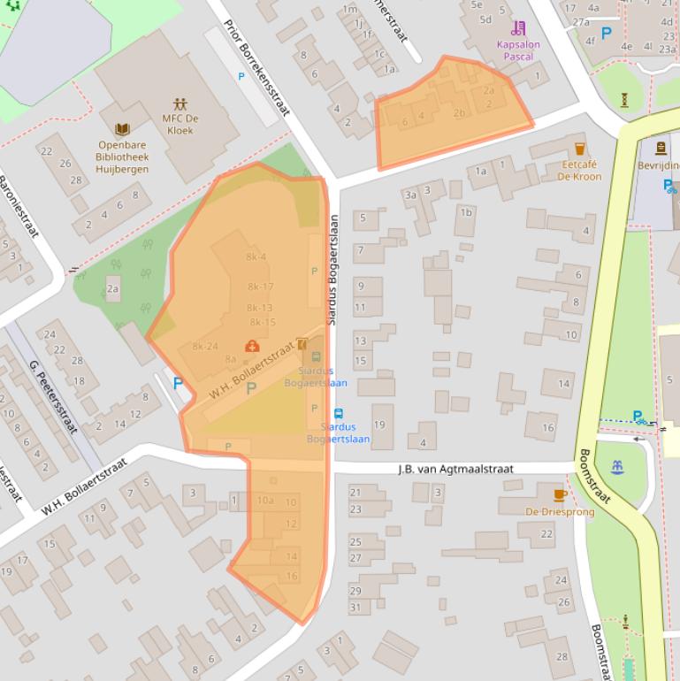 Kaart van postcodegebied 4635CM.