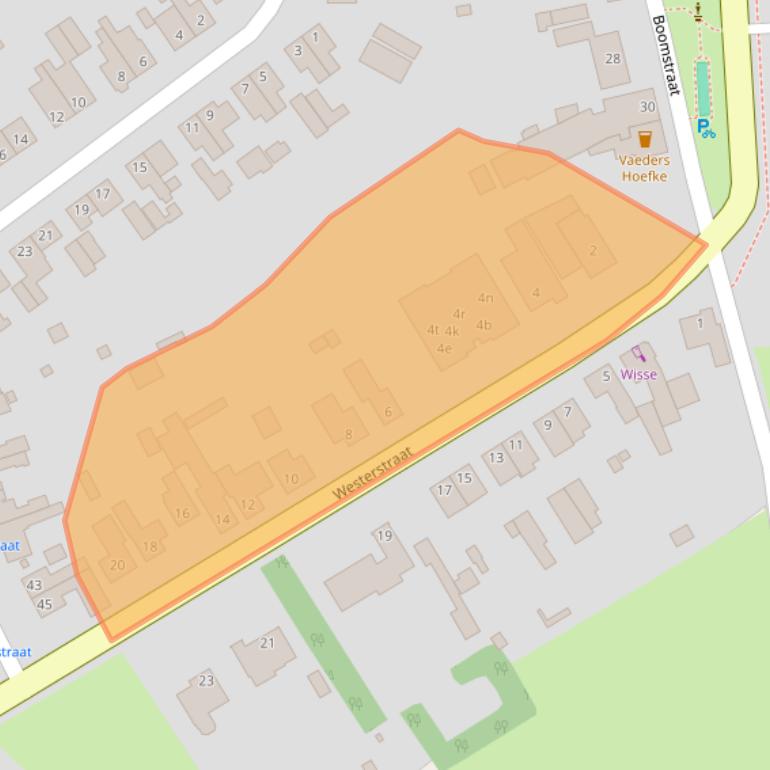 Kaart van postcodegebied 4635CV.