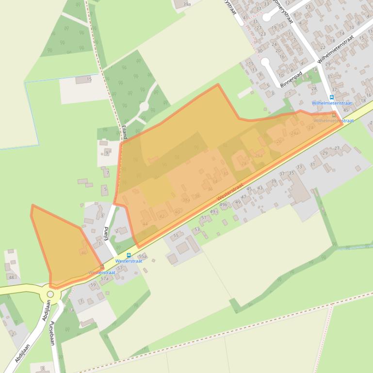 Kaart van postcodegebied 4635CW.