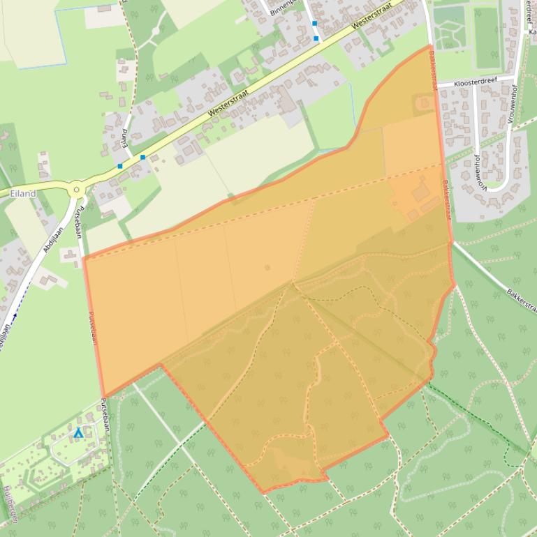 Kaart van postcodegebied 4635EB.