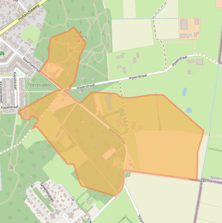 Kaart van postcodegebied 4635RB.