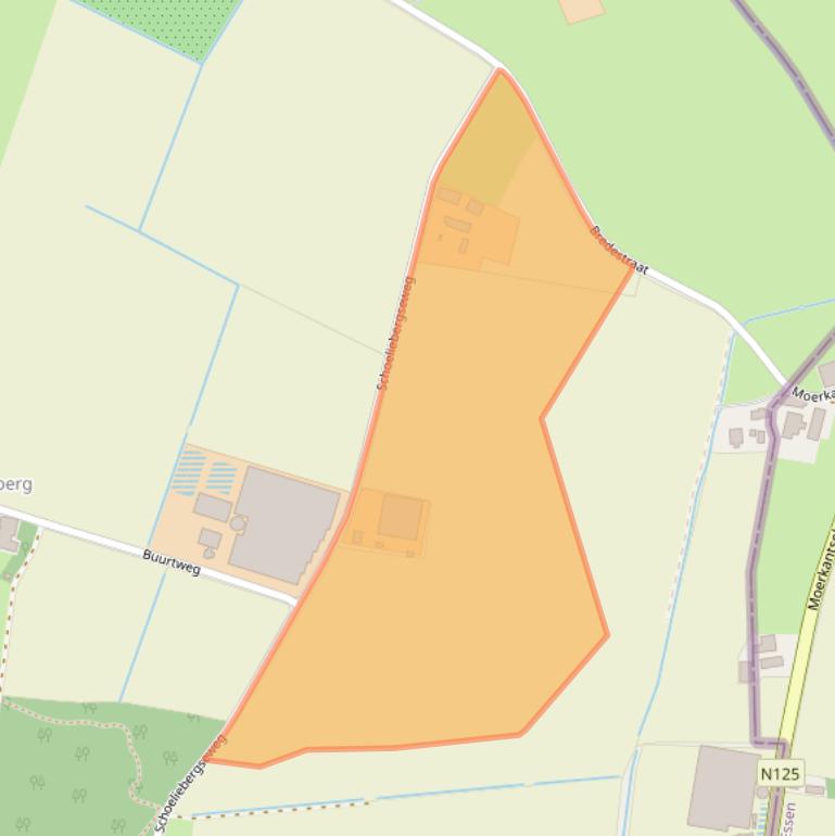 Kaart van postcodegebied 4635RL.