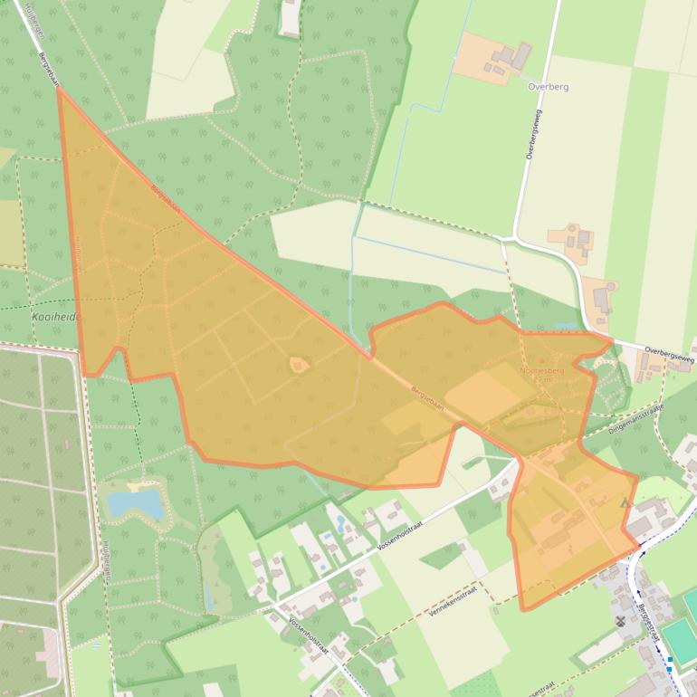 Kaart van postcodegebied 4635RP.