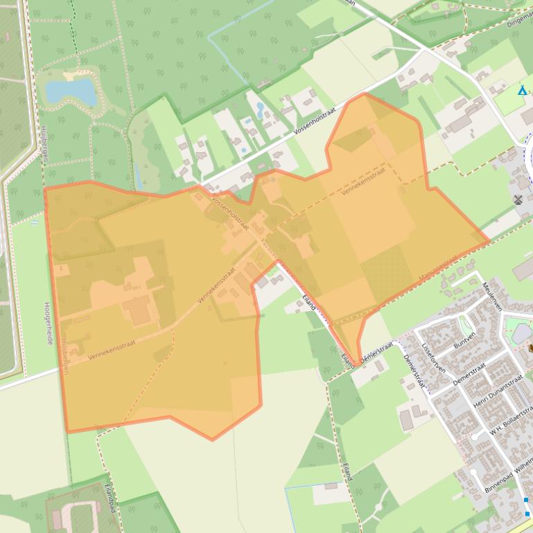 Kaart van postcodegebied 4635RS.