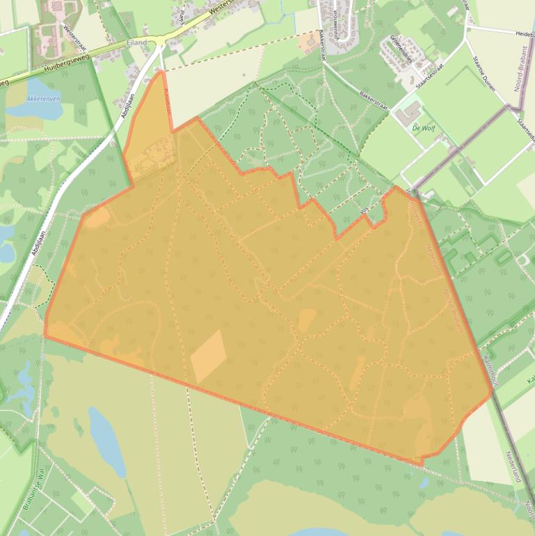 Kaart van postcodegebied 4635RV.