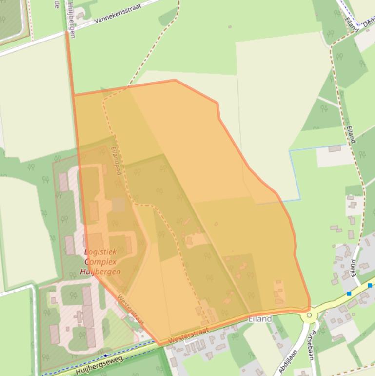 Kaart van postcodegebied 4635RX.