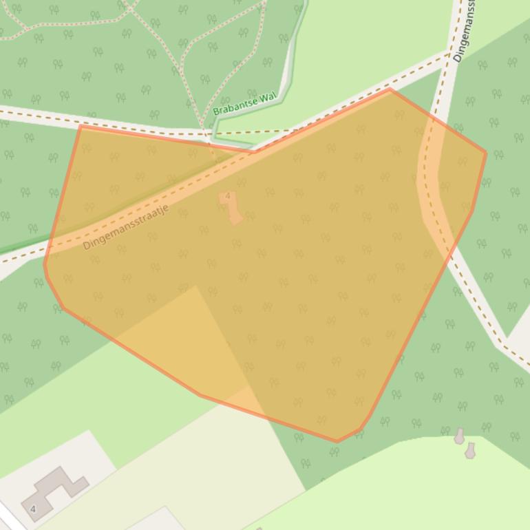 Kaart van postcodegebied 4635RZ.