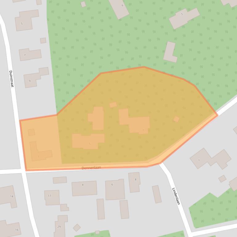 Kaart van postcodegebied 4641GD.