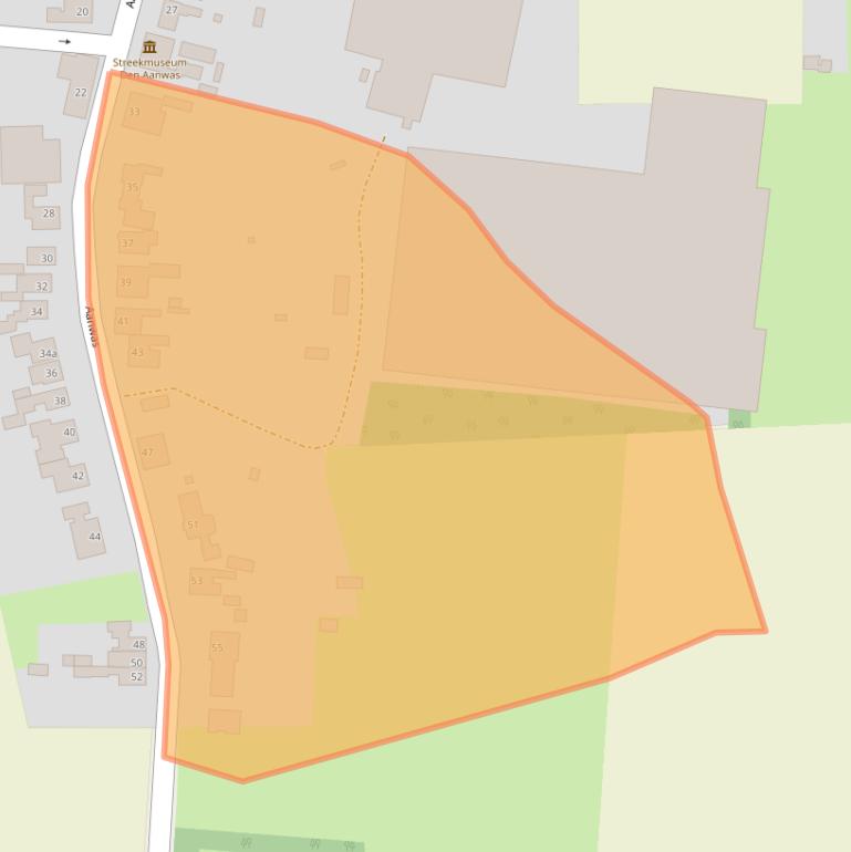 Kaart van postcodegebied 4641JG.
