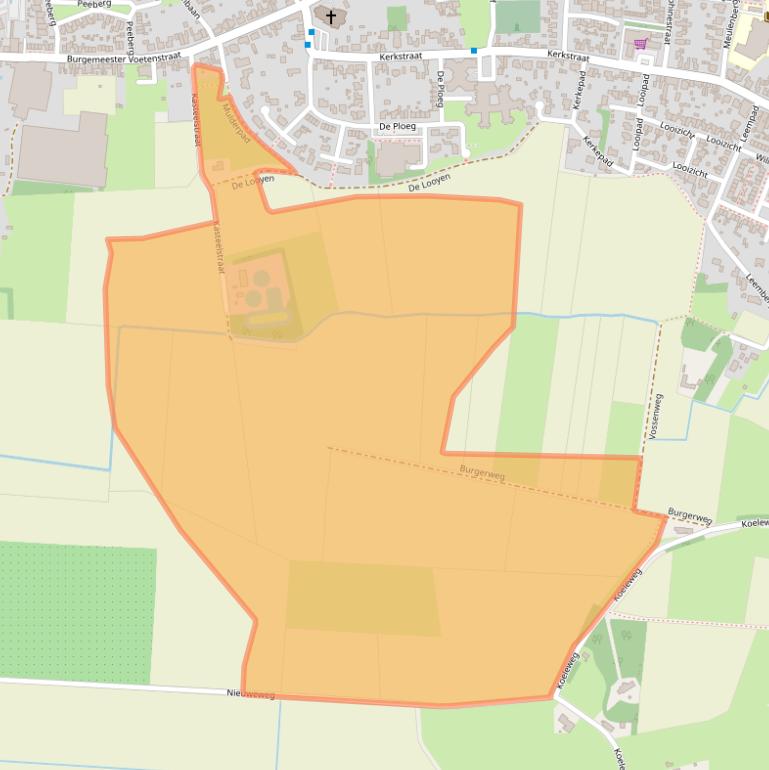 Kaart van postcodegebied 4641JM.