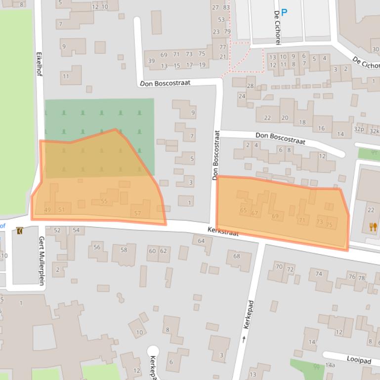 Kaart van postcodegebied 4641JS.