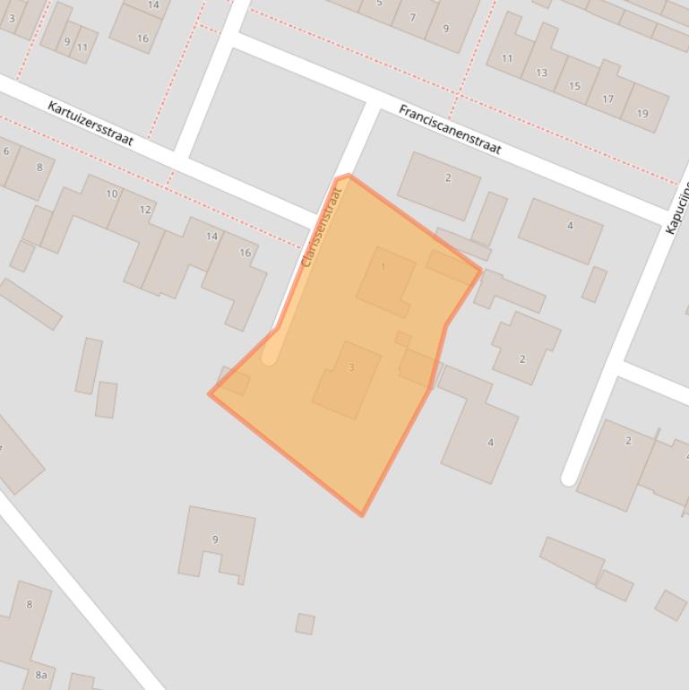 Kaart van postcodegebied 4641KG.
