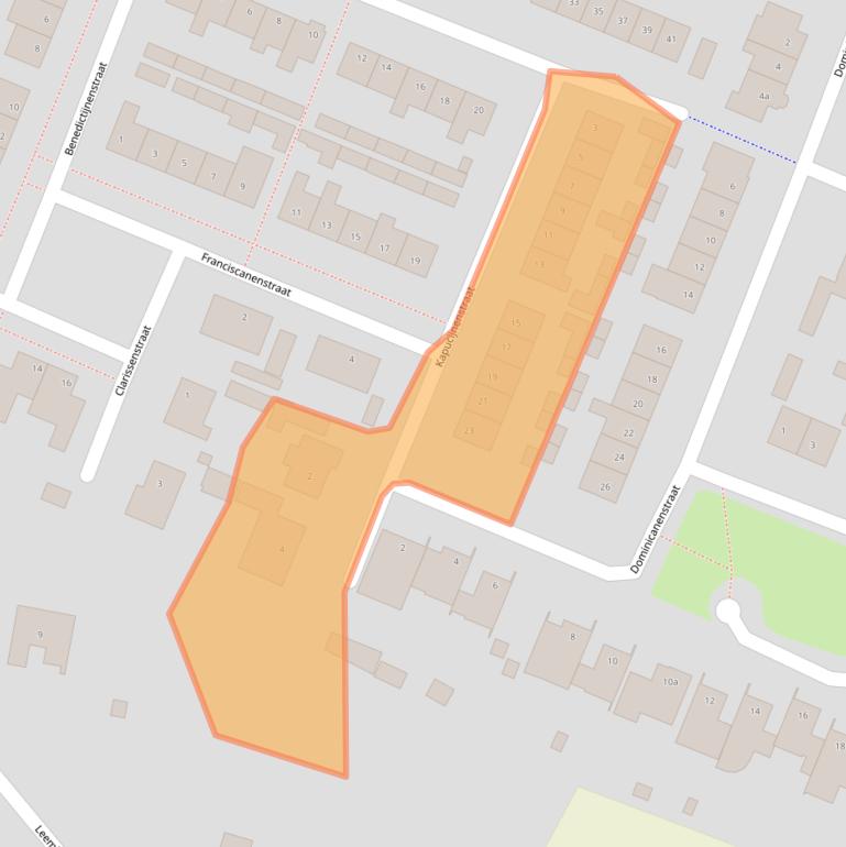 Kaart van postcodegebied 4641KH.