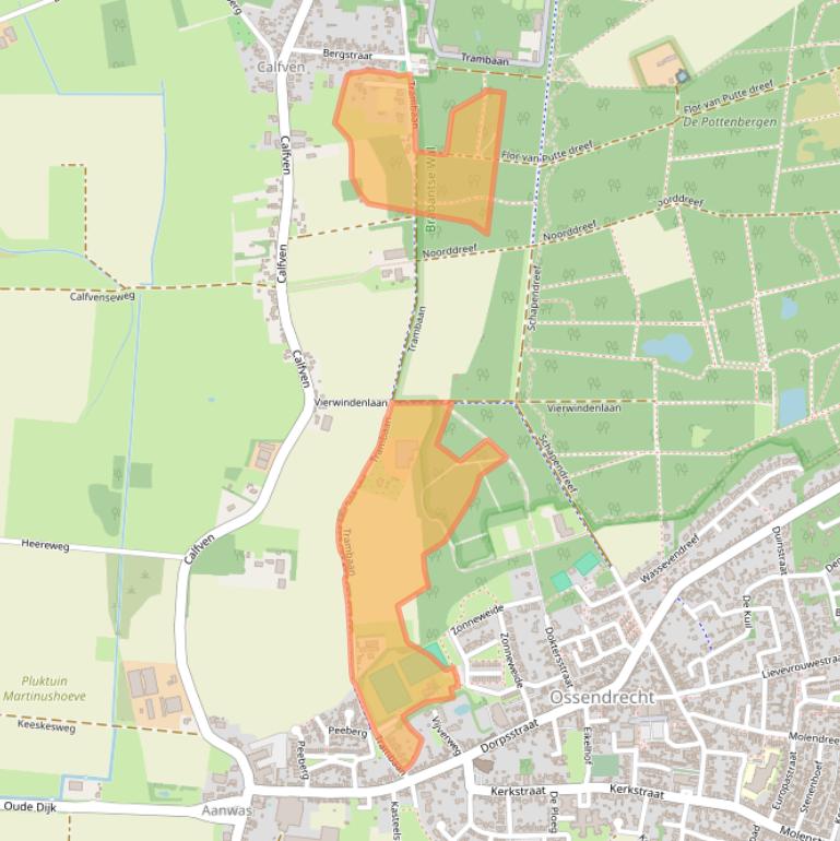 Kaart van postcodegebied 4641PE.