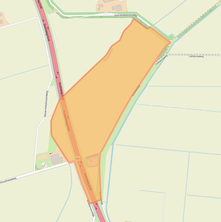 Kaart van postcodegebied 4641PN.