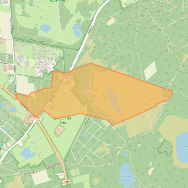 Kaart van postcodegebied 4641RR.