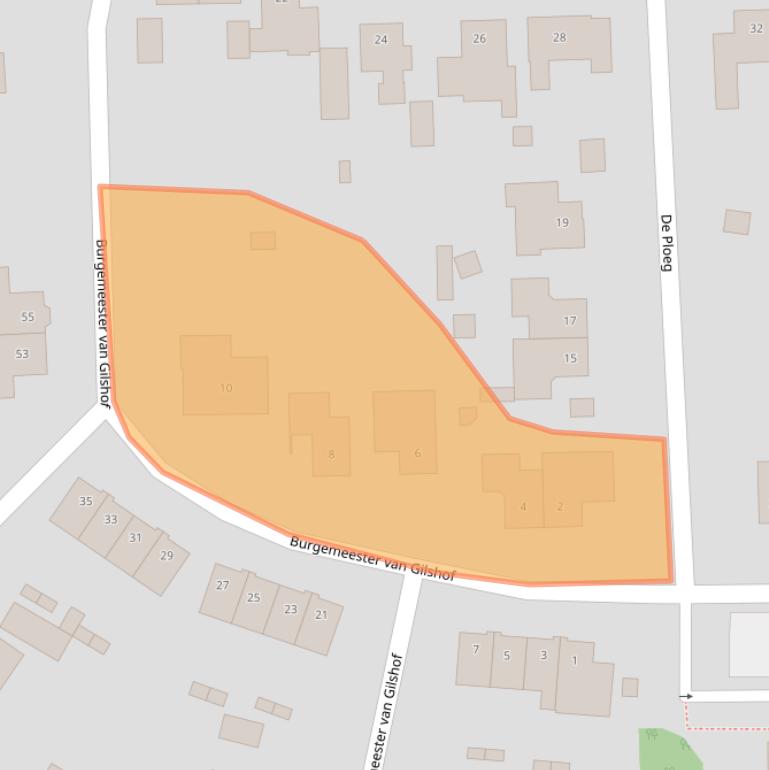 Kaart van postcodegebied 4641TJ.