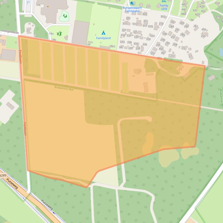 Kaart van postcodegebied 4641VC.