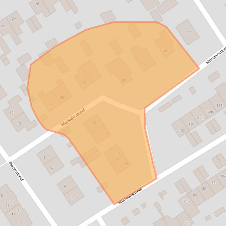 Kaart van postcodegebied 4645GG.