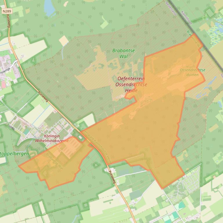 Kaart van postcodegebied 4645RK.