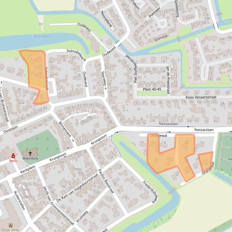 Kaart van postcodegebied 4651AD.