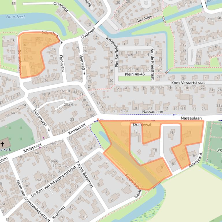 Kaart van postcodegebied 4651AE.
