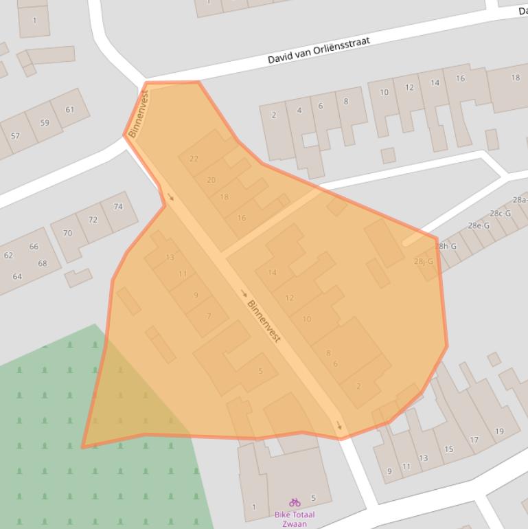 Kaart van postcodegebied 4651AK.