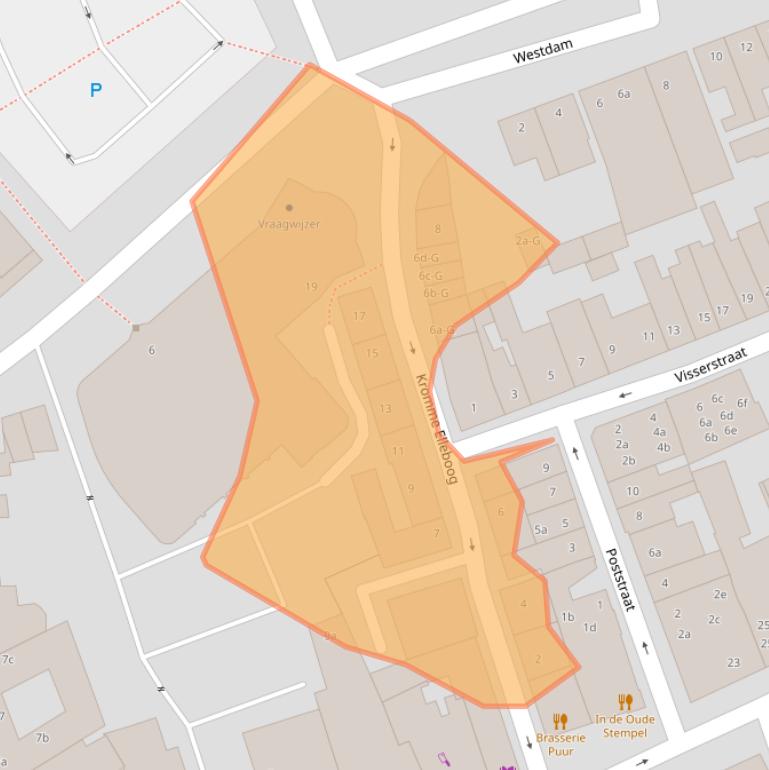 Kaart van postcodegebied 4651BG.