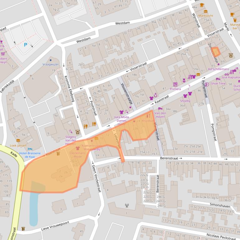 Kaart van postcodegebied 4651BN.