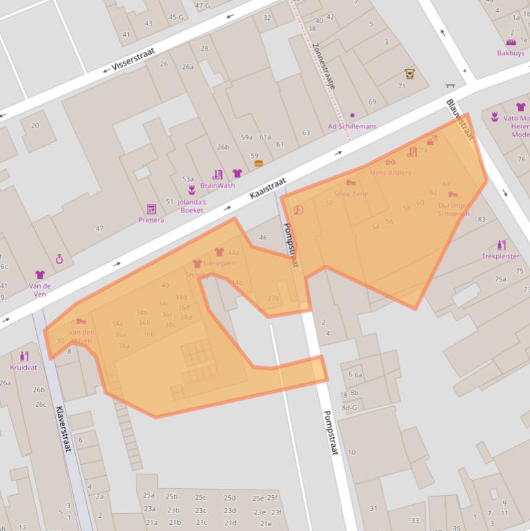 Kaart van postcodegebied 4651BP.