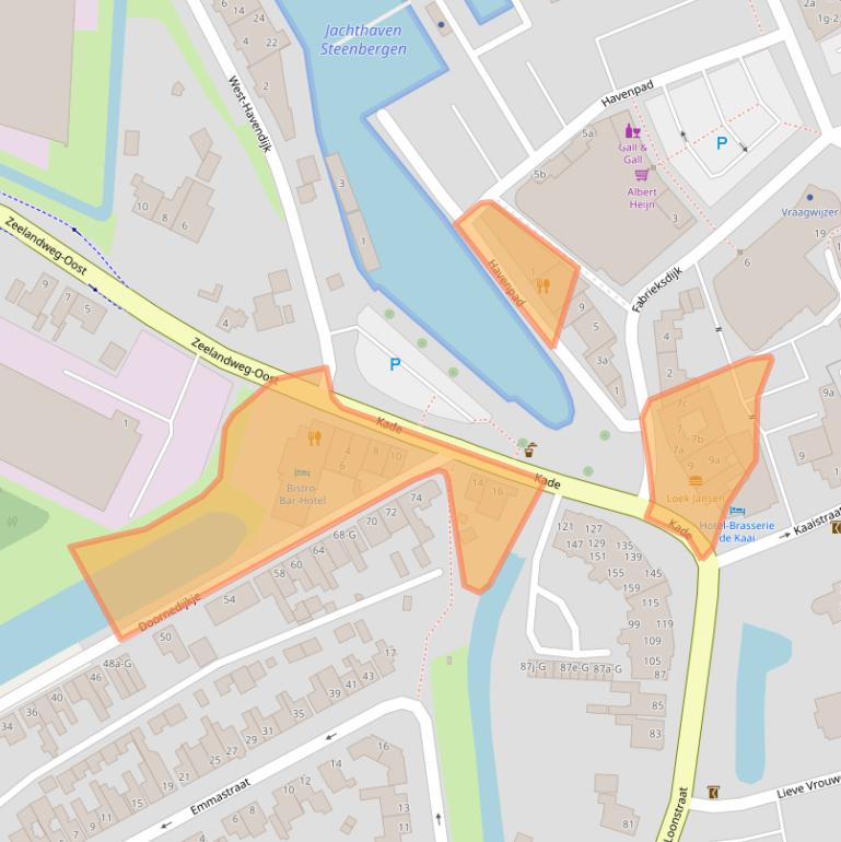 Kaart van postcodegebied 4651BS.