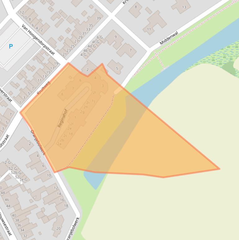 Kaart van postcodegebied 4651BT.