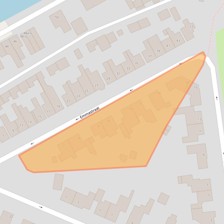 Kaart van postcodegebied 4651BW.