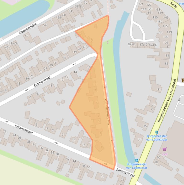 Kaart van postcodegebied 4651CA.