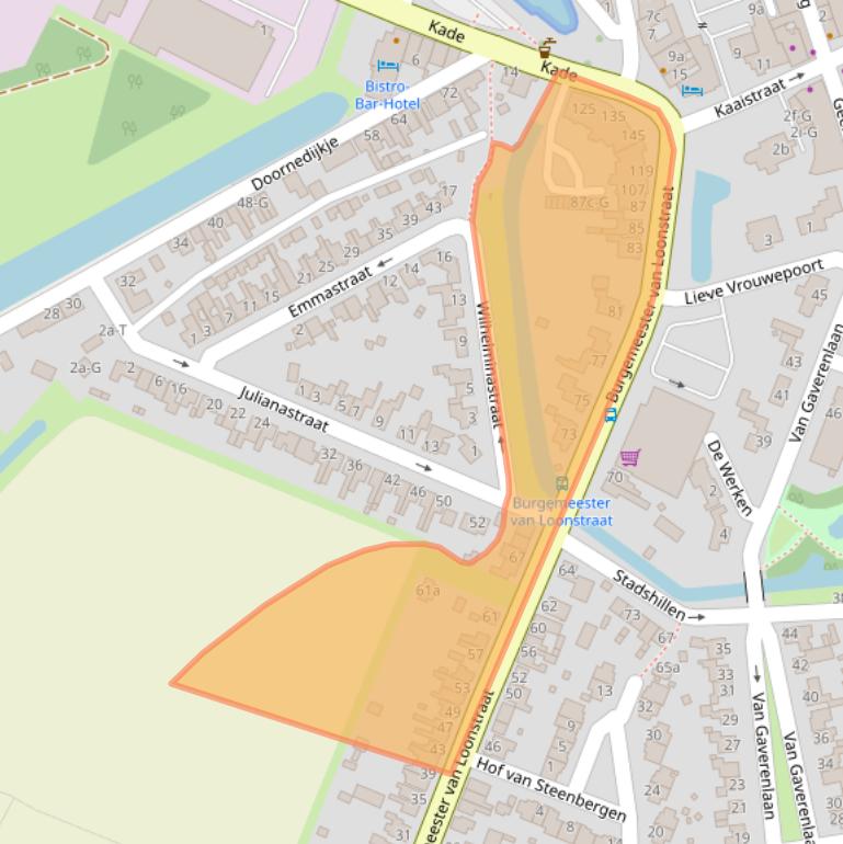 Kaart van postcodegebied 4651CC.