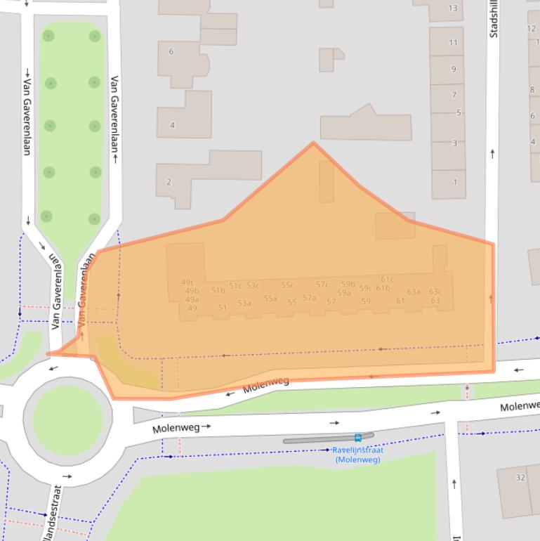 Kaart van postcodegebied 4651CH.