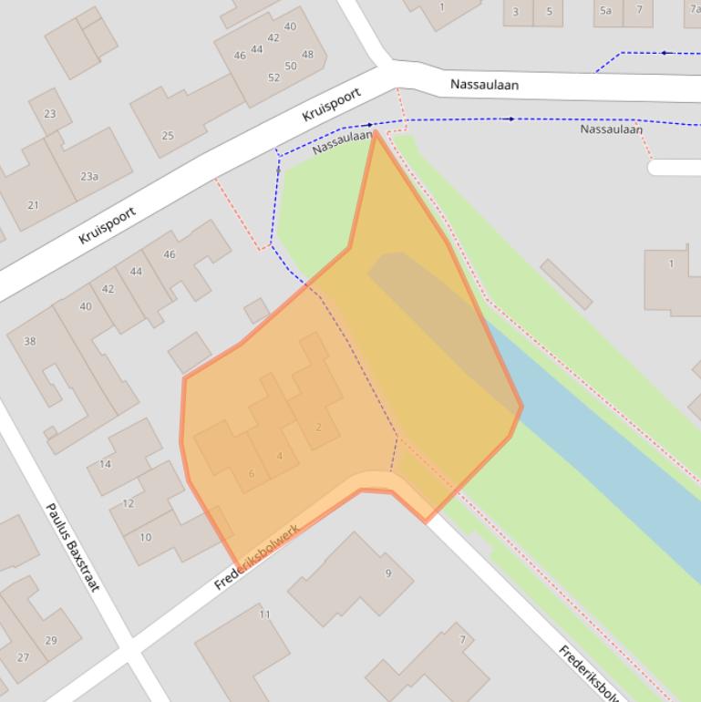 Kaart van postcodegebied 4651EJ.