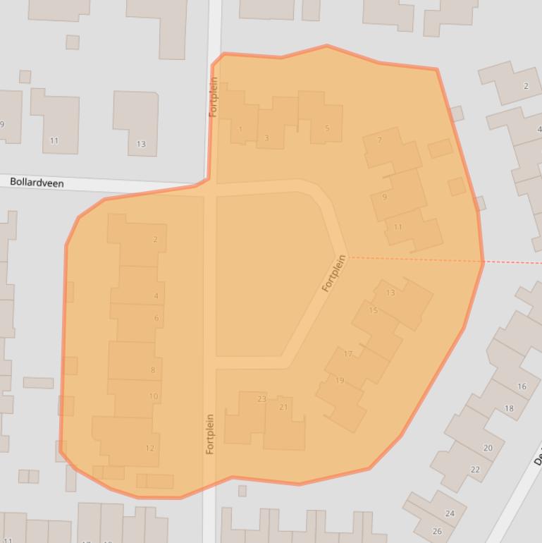 Kaart van postcodegebied 4651GM.