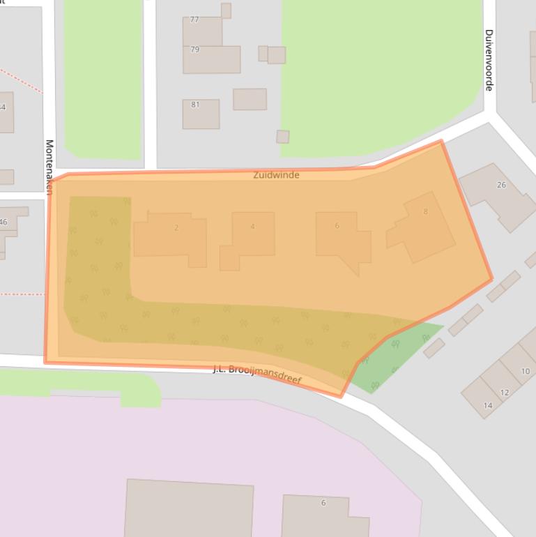 Kaart van postcodegebied 4651HE.