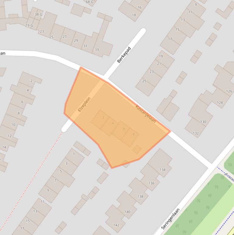 Kaart van postcodegebied 4651JS.