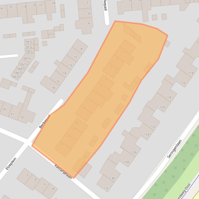 Kaart van postcodegebied 4651JX.