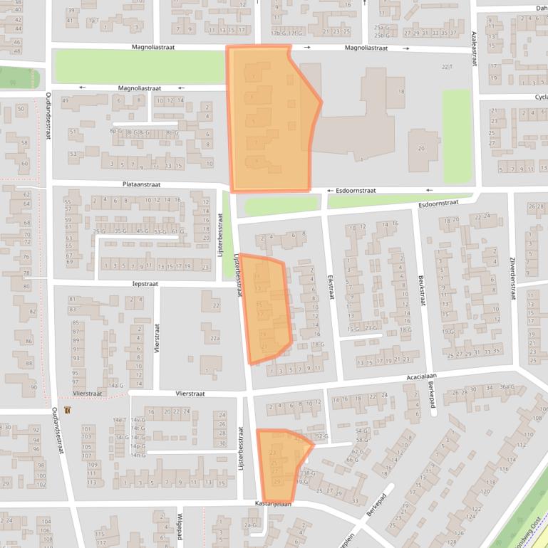 Kaart van postcodegebied 4651KG.
