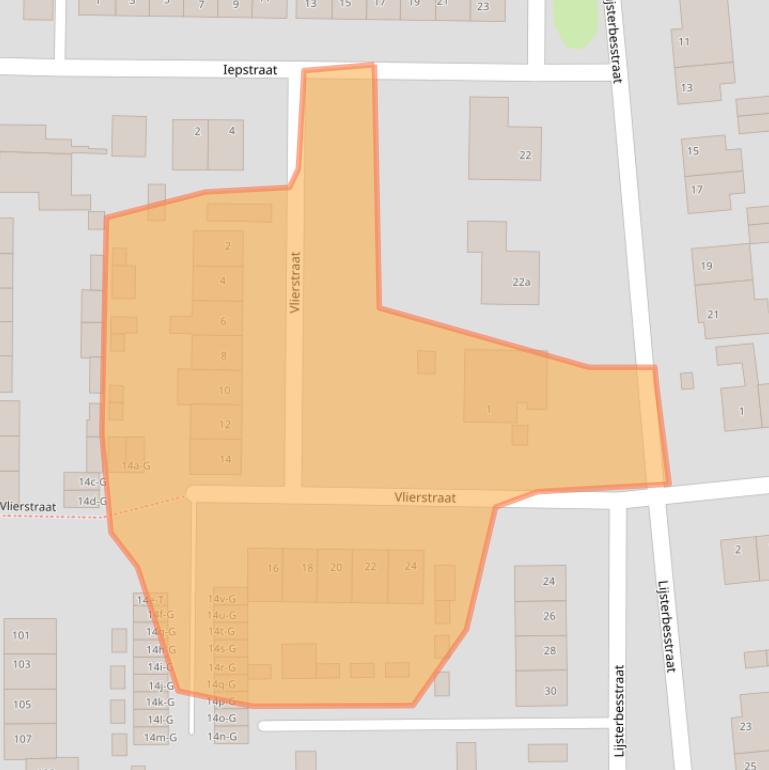 Kaart van postcodegebied 4651KJ.